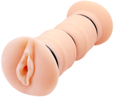 Crazy Bull Emma Double Vagina Vibrating Mens Stroker Flesh Masturbators and Strokers